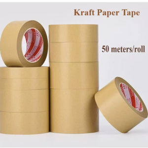 Kraft Paper Tape Sealing tape Waterproof Moisture-proof Easy To Tear Biodegradable And Environmentally Friendly Tape