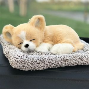 COOLCELLS Dễ thương Trẻ em Đồ Chơi Con chó con Búp Bê Trẻ em Món Quà Ngủ Con Chó Đồ Chơi Chó sang trọng Ô tô Trang Trí Bảng điều khiển Đồ Trang Trí Mô phỏng Chó Xe Bảng Điều Khiển Đồ Trang Trí