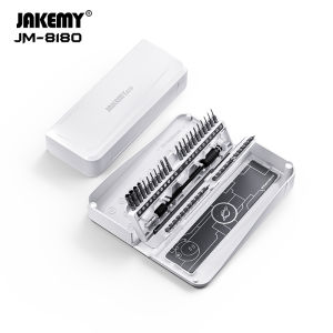JAKEMY JM-8180 47in1 Precision Screwdriver Set Magnetic Slotted Phillips Torx Bits Screw Driver Kit Phone Repair Tools