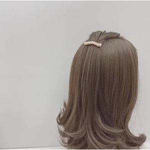 Sikat Klip Rambut Mutiara aksesori Mutiara Nikah hair comb clip倒插珍珠无痕发夹发梳插梳边夹头饰婚礼