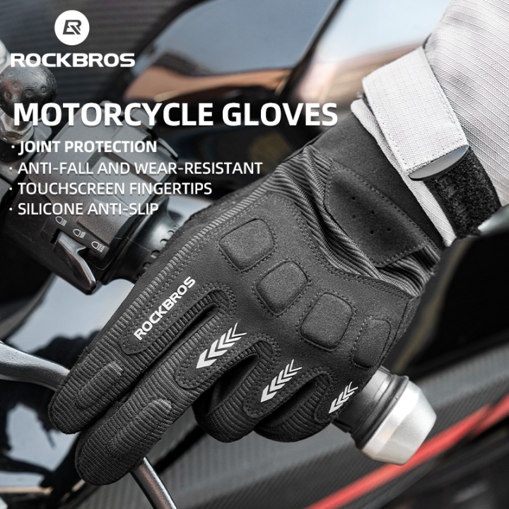 ROCKBROS Găng tay xe máy KÍN NGÓN Doanh dày SBR Pads găng tay đi xe đạp ...