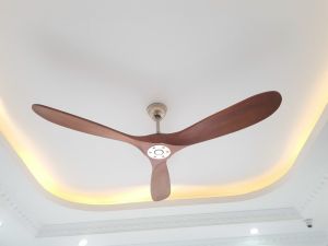 (Bảo Hành) Quạt trần cao cấpQuạt trần 3 cánh gỗ hiện đại cho sảnhphòng khách kèm remote từ xa thông minh có đảo chiều hút ẩm mùa nồm
