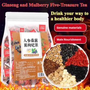【Premium】 Ginseng Ten Treasures Tea – Luxury Herbal Blend with Goji Red Dates Longan Mulberry Energy Boost Vitality Support 【COD】
