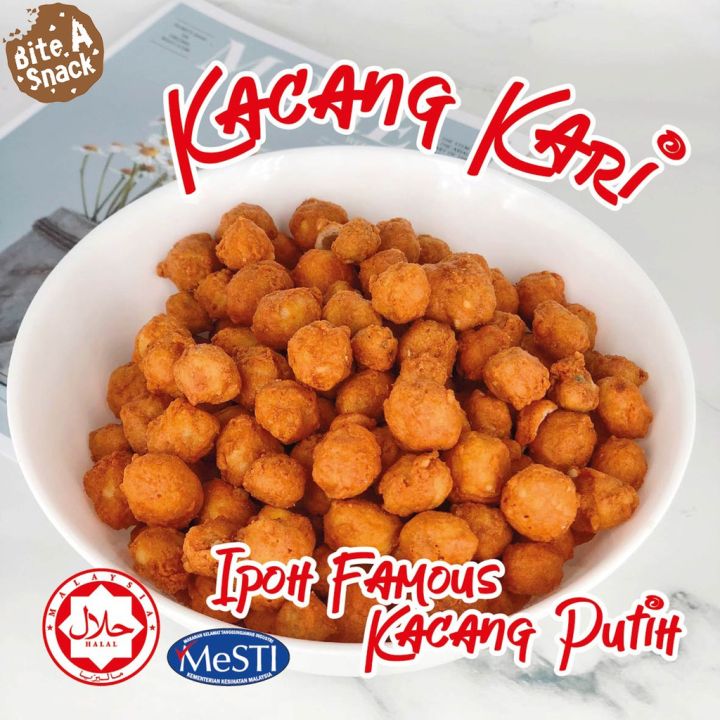 Halal🌟kacang Putih Ipoh Famous Kacang Kari Curry Coated Groudnuts