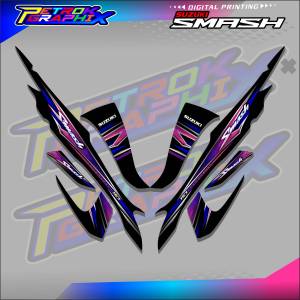 STRIPING VARIASI MOTOR SMASH R / STICKER LIST VARIASI SUZUKI SMASH R