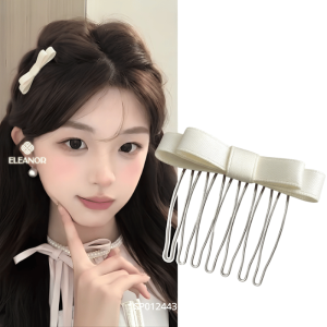Xược tóc nữ Eleanor Accessories hình nơ tiểu thư đính đá đa dạng mẫu phụ kiện tóc lược cài tóc 12441