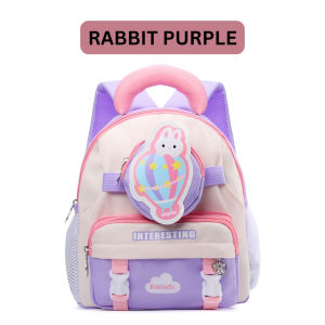 KEDAIBUTIK (647) Tas Ransel Anak Sekolah Import Motif Mobil Kelinci / Tas Sekolah Karakter Lucu