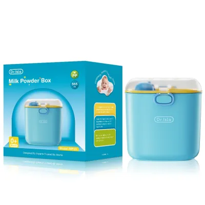 Dr.isla Tempat Susu Bubuk Bayi Travelling 380 gram 555 gram Kotak Susu BPA Free Milk Powder Containe MP20