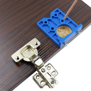 Hinge Hole Drilling Guide Furniture Cabinet Door Locator 铰链开孔定位器