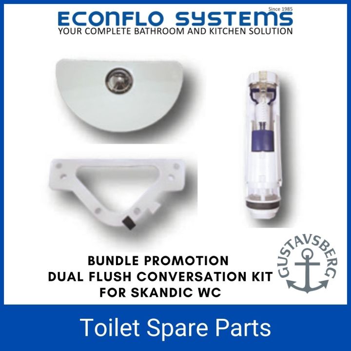 Gustavsberg Skandic Dual Flush Conversion Kit Lazada Singapore