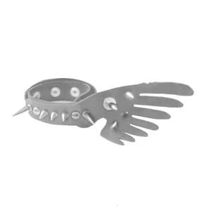 Elegant Wing Arm Accessory Craft from Sturdy PU Leather Materials Portable Accessory for Music Festivals Ornament