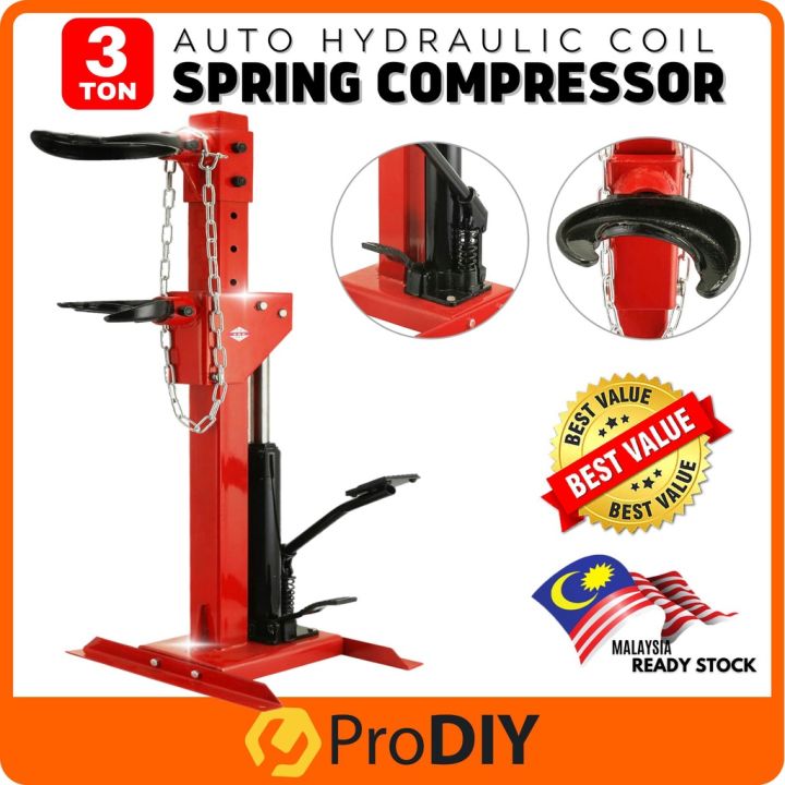 3 Ton Heavy Duty Auto Hydraulic Strut Coil Spring Compressor Tools ...