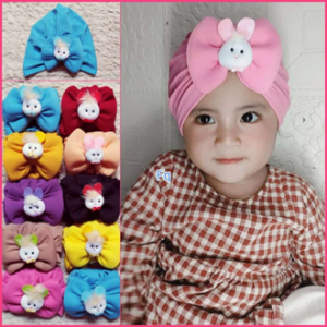 Turban Bayi Pita Boneka / ciput baby newborn / topi anak perempuan