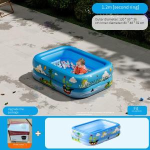 Tatajoy Kolam Renang Anak Jumbo 3 Meter Tiup Karet Playground Anak PVC Inflatable Swimming Pool