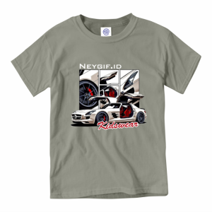 Baju Anak SUPER CAR Lengan Pendek Kaos anak mobil laki-laki usia 4-12 tahun bahan katun 30s