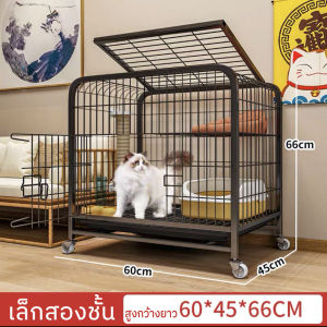 กรงเเมว 4 ชั้น กรงแมวมีล้อ กรงแมวขนาดใหญ่ ประกอบง่าย กรงสัตว์เลี้ยง คอนโดแมว กรงกระต่าย ไม่เป็นสนิม แข็งแรง ไม่กลัวการขีดข่วนกัด