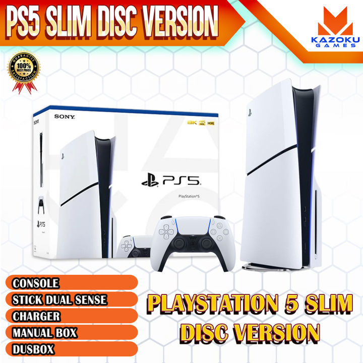 PS5 SLIM INTER DISC DIGITAL VERSION CONSOLE PS5 SLIM DISK VERSION FREE26 GAME PSN Lazada