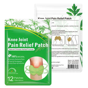 YAFEN Self-adhesive Knee Pain Patch 12pcs Health Safety Shoulder Neck Paste Wormwood Injuries Convenient For Rheumatic Diseases