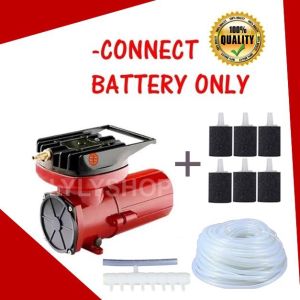 Máy sục sủi oxy bể cá chạy ắc quy 25W: vận chuyển hải sảnbán thủy hải sản ở chợ nhà mất điện...Hailea ACO-003 55L/P