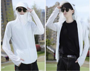 MPJ sun protection Jacket New sun protection clothing mens summer ice silk anti-ultraviolet thin section breathable sun protection clothing outdoor fishing jacket tide UV Protection