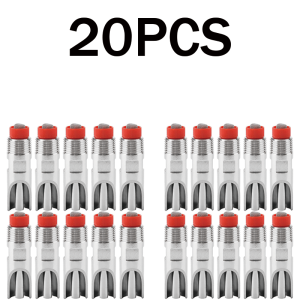 5/10/20pcs 1/2" Stainless Stainless Steel Thread Pigautomatic Drinker Red Cap Duckbilled Pig Swine Livestock Waterer Drinkers