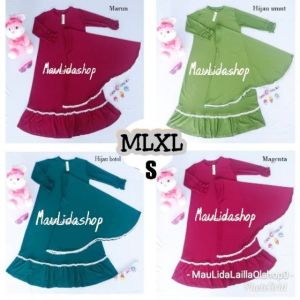 GAMIS RENDA ANAK S.M.L.XL (1-8 TAHUN) TERLARIS