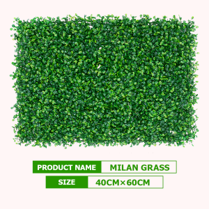 Artificial Grass Wall Panels Plastic Wall Decoration Fake Plants Hanging Grass Home Decor