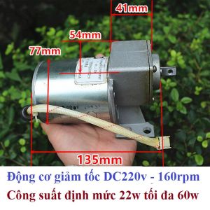 Động cơ giảm tốc các loại - Có thể phát điện tới 300w