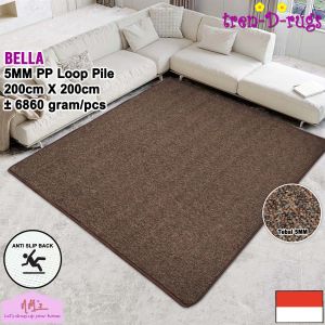 Tren-D-rugs Karpet permadani polos alas lantai ruang tamu tidur minimalis 200 cm x 200 cm - NMs