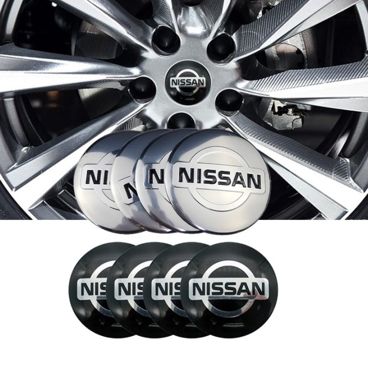 [OUS] 4pcs Alloy Car Wheel Hub Center Sticker for Nissan Sylphy Xterra ...