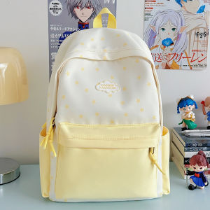 AE Korean Style ins Star-printed large-capacity campus backpack stylish student schoolbag fresh and simple backpack