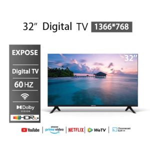 EXPOSE Smart TV 43 inches onsale Google TV Android 14.0 4K UHD Flat Screen Bluetooth WiFi Digital Tv Netflix LED TV
