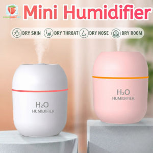 Mini USB Air Humidifier Large Capacity Cool Mist Aroma Diffuser Colorful LED Light for Home and Car