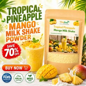 Tropical Pineapple Mango Milkshake 00G – Sweet Tropical Taste Refreshing & Skin Support