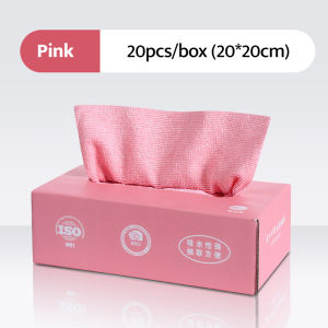 🇸🇬SG Local Stock 20 Pcs Reusable Lazy Rag Disposable Paper Towel Large Cleaning Cloth Non-woven for Kitchen