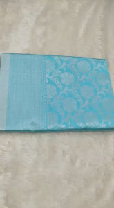 PRESENTING NEW ELEGANT SUPER HIT DESIGNE READY KANCHIPURAM SILK JACQUARD BORDER SAREE