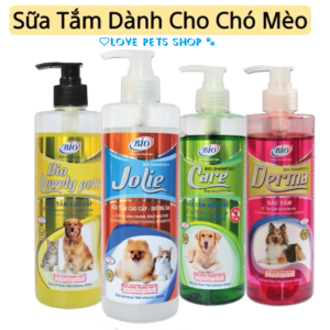 Sữa tắm cho chó mèo phòng ngừa bọ chétviêm da và dưỡng lông Bio-Shampoo - Love Pets Shop