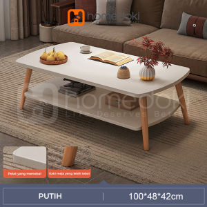 Homedoki Meja Tamu / Meja Kopi / Coffee Table / Meja Tamu Minimalis Modern / Meja Minimalis