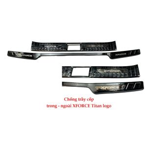 Chống trầy cốp cho xe Mitsubishi Xforce - chất liệu Titan cao cấp 2023 -2025