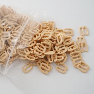 Plastic S Hooks Sewing on Elastic Band for Making Adjustable Wig Caps