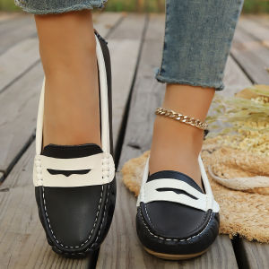 Plus Size WomenS Loafers 2026 New Model Suede Leather Trendy Lightweight Comfortable Slip-On Casual Shoes