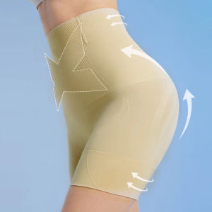 กางเกงชั้นในยกสะโพกเอวสูงไร้รอยต่อ กางเกงเลกกิ้งไร้ตะเข็บควบคุมหน้าท้อง