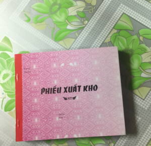SET 05 CUỐN PHIẾU NHẬP KHO PHIẾU XUẤT KHO KHỔ A5 16x20CM 2 LIÊN TIỆN LỢI