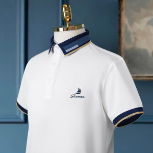 Áo Polo nam cao cấp Thêu đẹp - Tặng Hộp Gói Quà Xịn - SIXMEN FAVOR vải cá sấu cotton CVC thoáng mát nam tính thanh lịch
