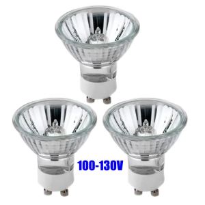 3-Piece GU10 Halogen Bulb 120V 230V 50W Dimmable MR16 GU10 Light Bulb Long Lasting Lifespan for Track & Recessed Lighting