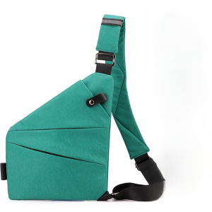 Mens  chest bag/large capacity multi-pocket travel chest bag/crossbody chest bag