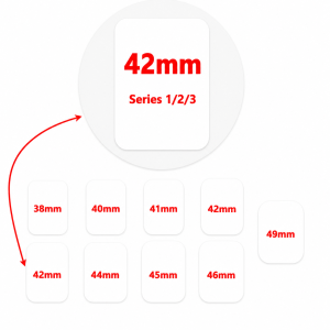 Cường lực keo UV cho Apple Watch Series 1>11 Ultra 1/2/3 SE 1/2/3 - Kính fullsize 38-49mm