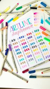 [THEARTSHOP] Bút đầu cọ ARTLINE SUPREME brush pen (EPFS-F) phần 1