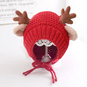 Topi Rajut Bayi Motif Deer Berbagai Warna - Gaya Korea Import Berkualitas Z-18