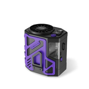 INOVAGEN Rechargeable Portable Waist FanHanging Neck FanStrong Wind withLED Lighting for Courier Outdoor Working Sports